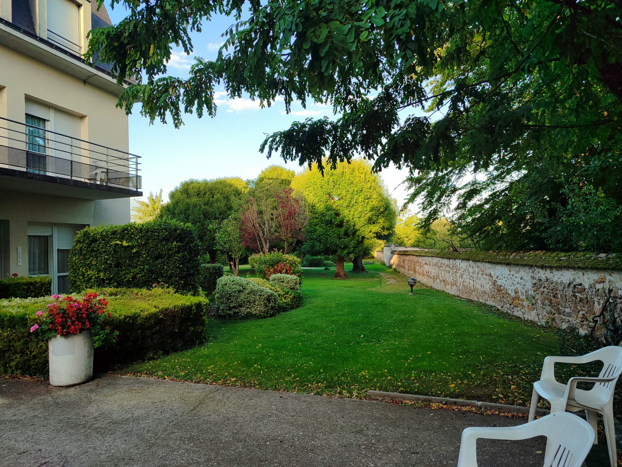 Façade de l'EHPAD Le Parc Fleuri